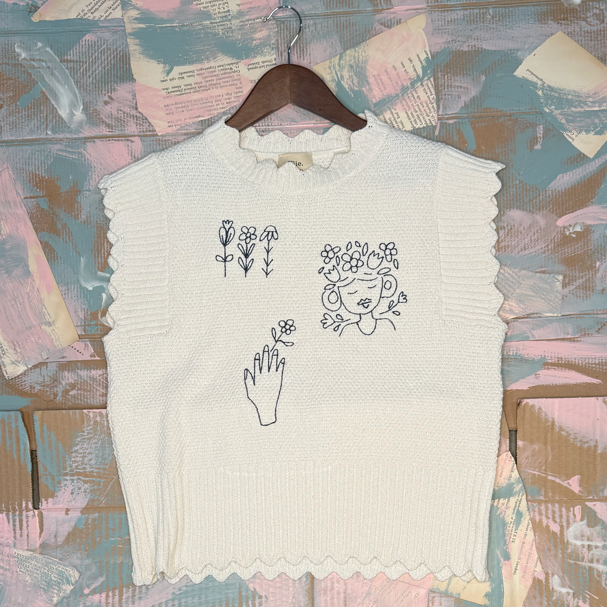 Knit Top, Flower Girl