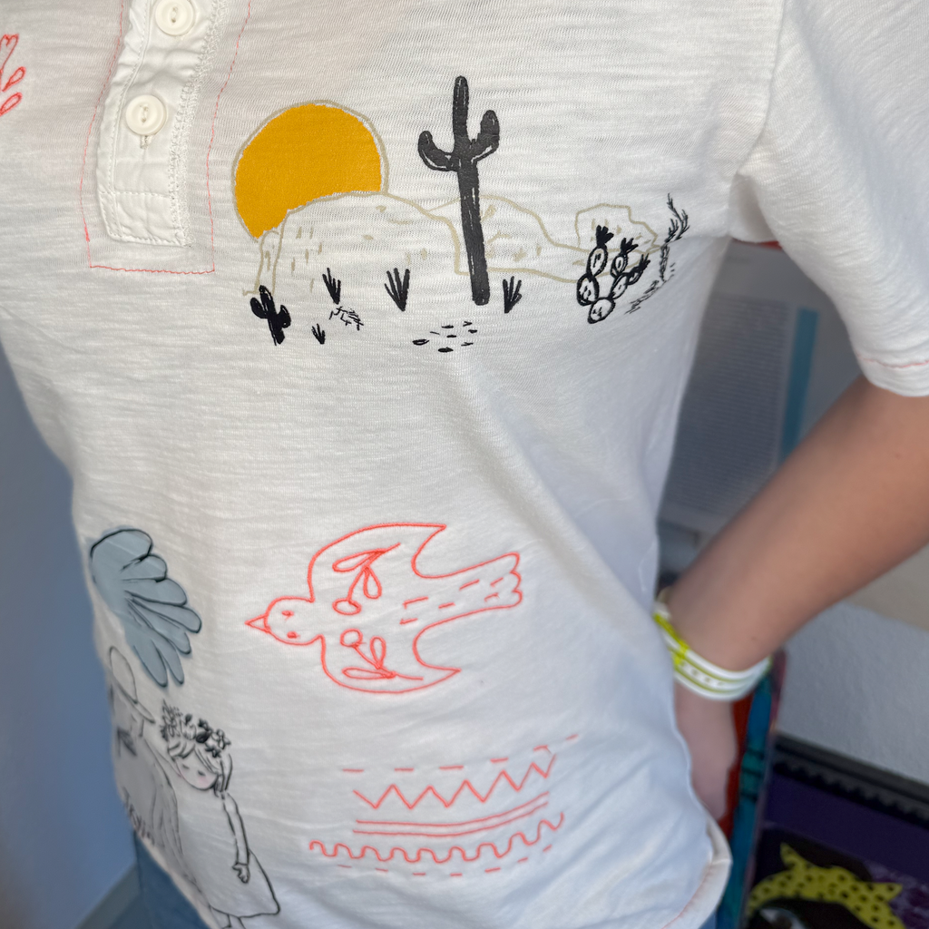 Embellished Graphic Tee, Tryin'