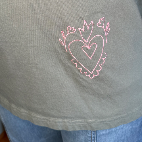 Embellished Graphic Tee, The kids are alright