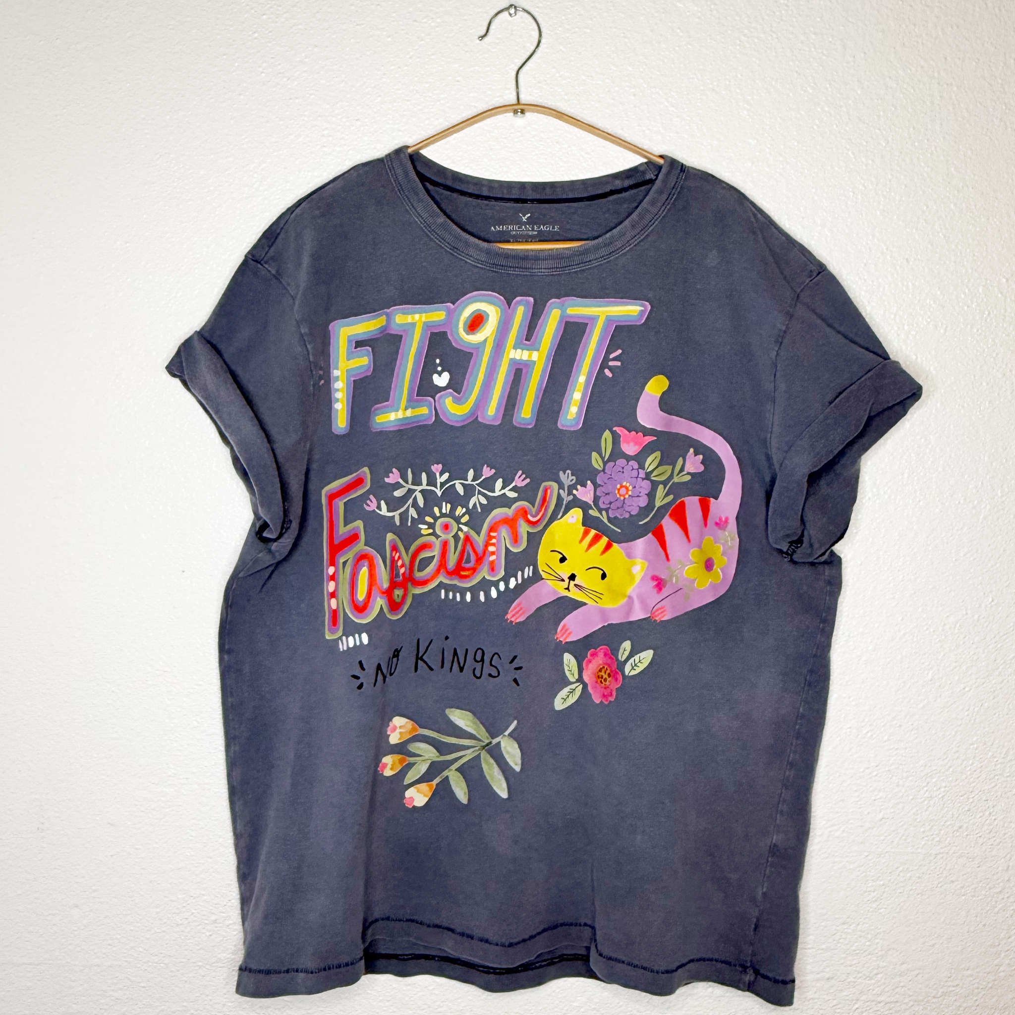 Graphic Tee, Fight Fascism - XL