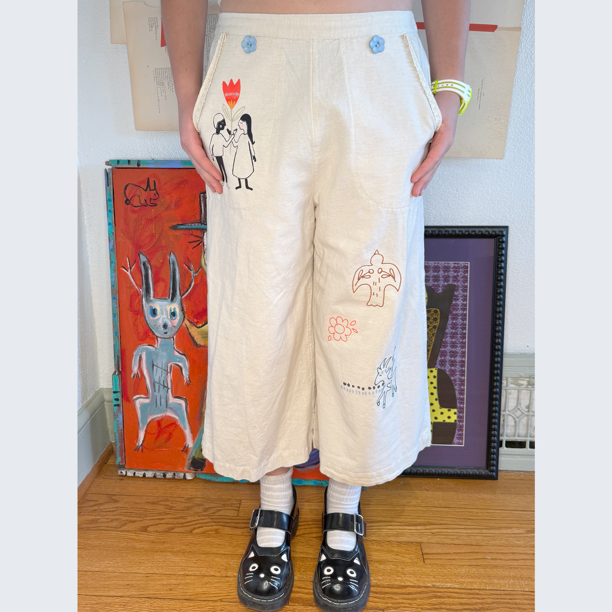 Trousers, Love Button