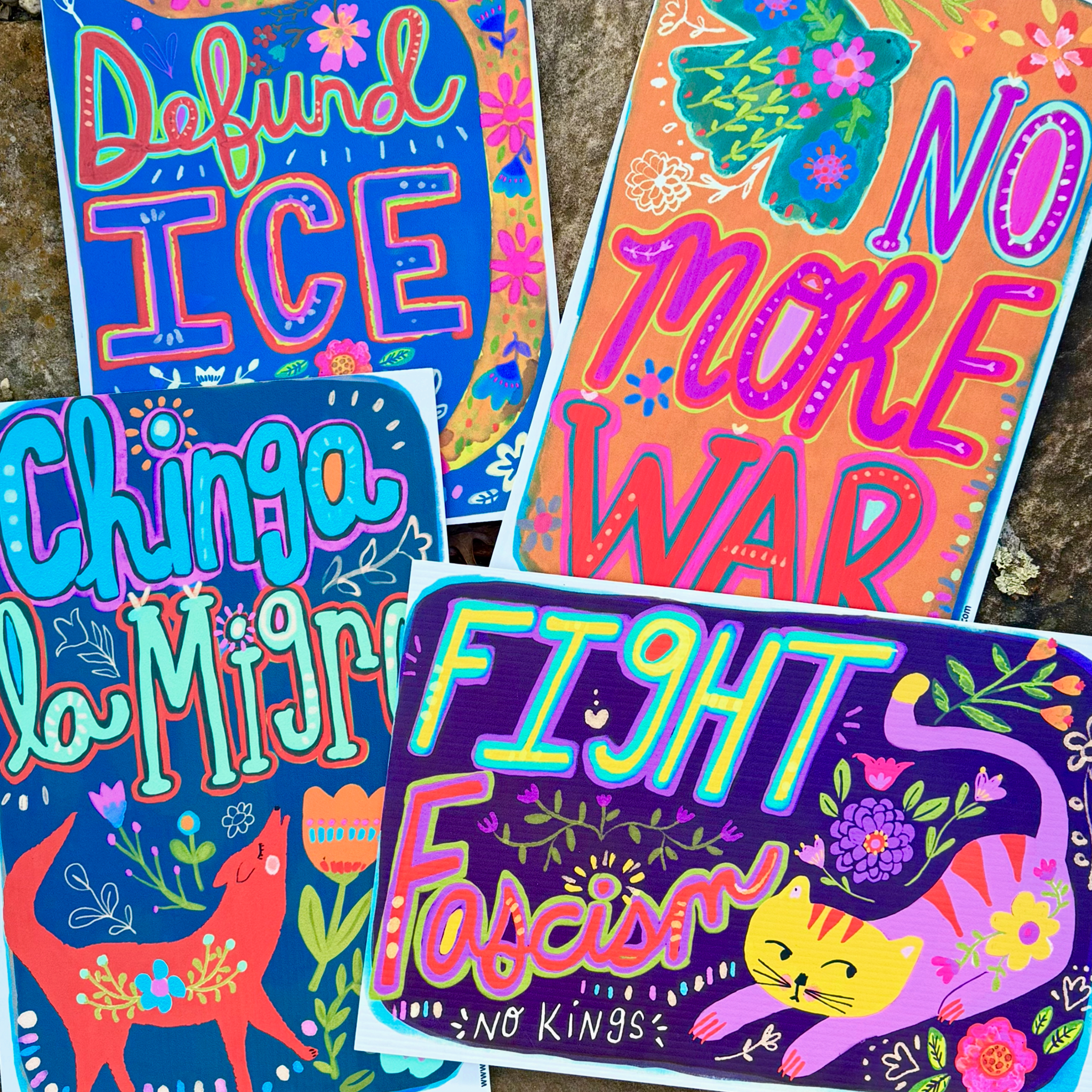 Yard Signs - Set of 4